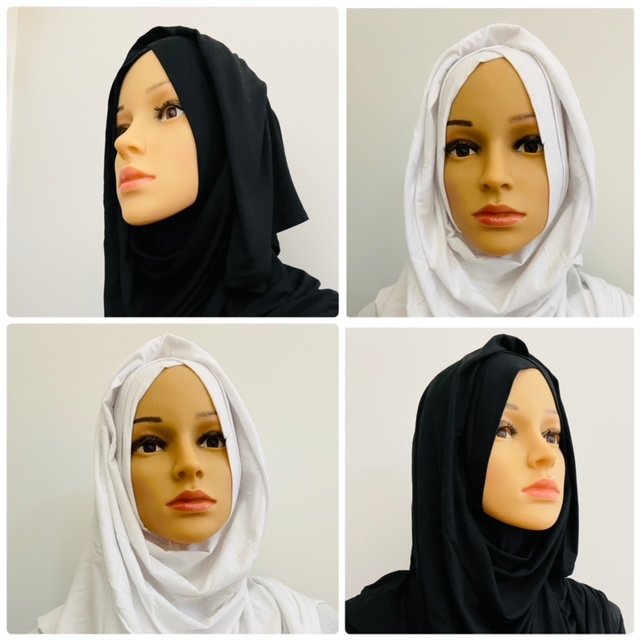 Husarbejde specifikation Phobia Muslim Hijab Heavy-Duty Hosiery Grade Head Scarf, Ready to Wear Accessories  for Women – Sapodilla Gardens